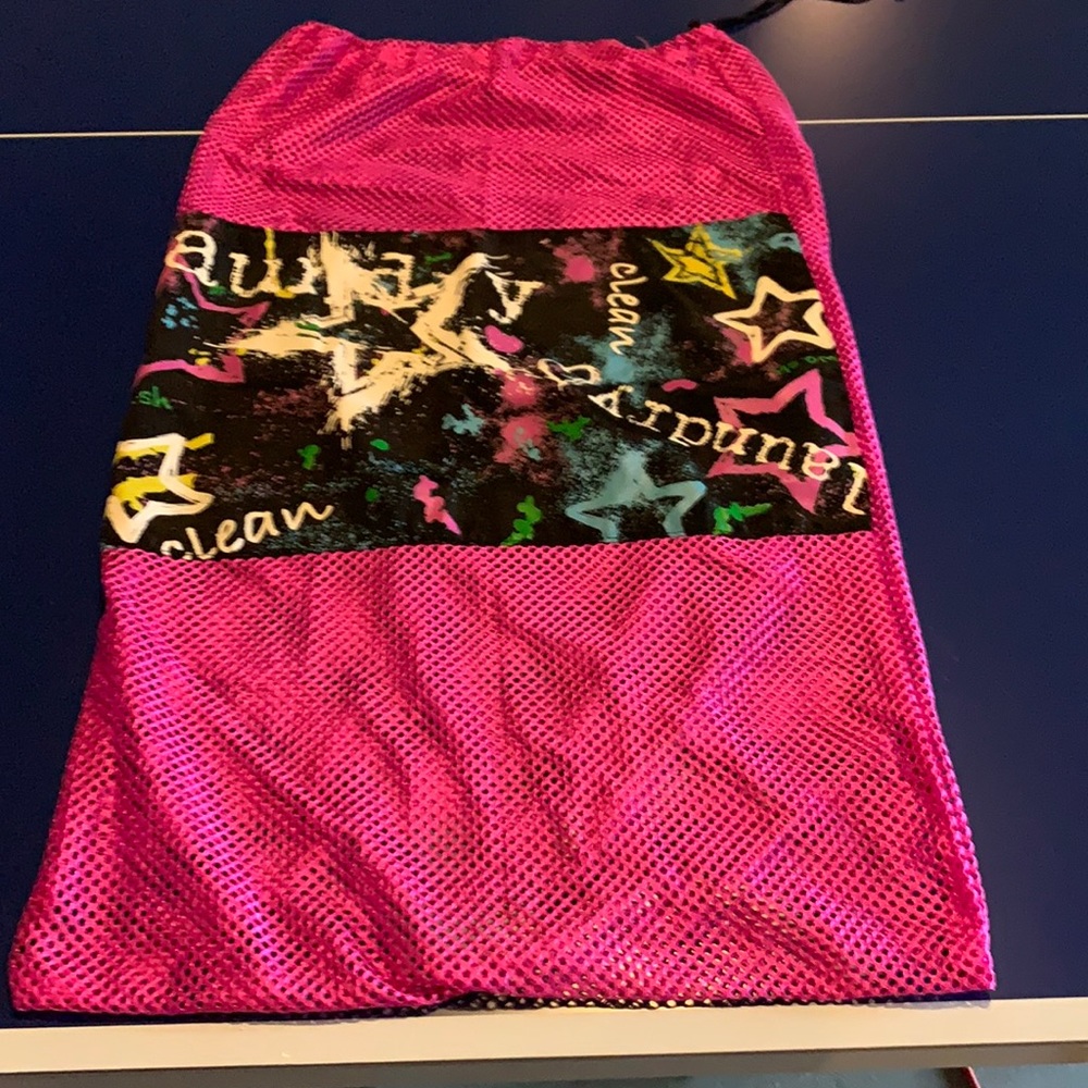 Beautiful pink laundry bag